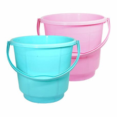 Deals and Offers on Home Improvement - Wonder Plastic 5 Litre Plain LT Heavy Quality Plastic Bucket ,For use in Bathroom, Kitchen, Laundry, Garage ,Pack of 4, 5 Ltr, Pink Green color Deals, Discounts & Offers on Home Improvement - Wonder Plastic 5 Litre Plain LT Heavy Quality Plastic Bucket ,For use in Bathroom, Kitchen, Laundry, Garage ,Pack of 4, 5 Ltr, Pink Green color