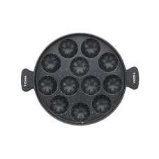 Deals and Offers on Cookware - Tosaa Non Stick Grill Appam 12 Cavity Designer Gas Compatible Deals, Discounts & Offers on Cookware - Tosaa Non Stick Grill Appam 12 Cavity Designer Gas Compatible
