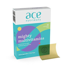 Deals and Offers on - Ace Nutrimony Mighty Multivitamins Oral Strip With 22 Vitamins & Minerals Like Vitamin C,E, B12, D3 + K2, Zinc, Ashwagandha, Moringa Deals, Discounts & Offers on - Ace Nutrimony Mighty Multivitamins Oral Strip With 22 Vitamins & Minerals Like Vitamin C,E, B12, D3 + K2, Zinc, Ashwagandha, Moringa