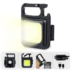 Deals and Offers on - Darkstone Fab Small LED Flashlight 800 Lumens COB Rechargeable Keychain Mini Flashlight 4 Light Modes Portable Pocket Light with Folding Bracket Bottle Opener and Magnet Base Deals, Discounts & Offers on - Darkstone Fab Small LED Flashlight 800 Lumens COB Rechargeable Keychain Mini Flashlight 4 Light Modes Portable Pocket Light with Folding Bracket Bottle Opener and Magnet Base