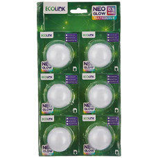 Deals and Offers on - EcoLink NeoGlow 0.5-Watt Multicolour LED Bulb B22 Base Night Lamp (Pack of 12) Deals, Discounts & Offers on - EcoLink NeoGlow 0.5-Watt Multicolour LED Bulb B22 Base Night Lamp (Pack of 12)