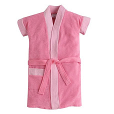 Deals, Discounts & Offers on Beauty Care - BUMZEE Pink Terry Cotton Girls Barhrobe
