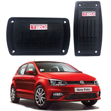Deals, Discounts & Offers on  - Oshotto 2 Pcs SC-052 Non-Slip Automatic Transmission Car Pedals Kit Pad Covers Set Compatible with Volkswagen Polo