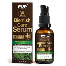 Deals, Discounts & Offers on Beauty Care - WOW Skin Science Blemish Care Serum - OIL FREE - Anti Acne, Spot Reducing - No Parabens, Silicones, Synthetic Fragrance & Color - 50mL