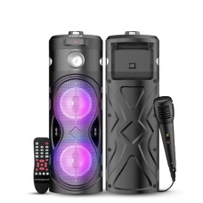 Deals and Offers on Accessories - Krisons Cylender 111 30W Portable Speaker with 4 Deals, Discounts & Offers on Accessories - Krisons Cylender 111 30W Portable Speaker with 4