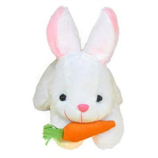 Deals and Offers on - ARVEL Rabbit with Carrot Soft Toy (30 Cm, White) Deals, Discounts & Offers on - ARVEL Rabbit with Carrot Soft Toy (30 Cm, White)