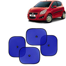 Deals, Discounts & Offers on  - Kingsway Car Window Curtain Sticky Sun Shades for Maruti Suzuki Ritz, 2009-2015 Model, Universal Fit Sunshades