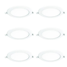 Deals, Discounts & Offers on  - Polycab 12W LED Panel Light Scintillate Edge Slim Round Smart Offers Bright Lumination Long Lifespan No Harmful Radiation (Neutral White, 4000K, 6 PCS, Cut Out: 5.9 inches)