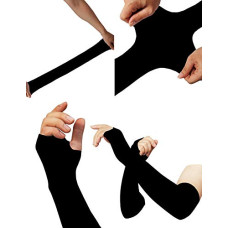 Deals, Discounts & Offers on  - Generic Unbranded Driving Sun Protect Arm Sleeve (Black, Medium)