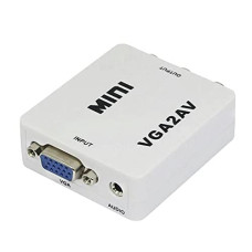 Deals, Discounts & Offers on Accessories - Pi+ (PiPlus) Mini VGA to AV RCA Converter 1080P VGA2AV/CVBS Adapter