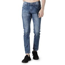 Deals, Discounts & Offers on Men - SUMPTUOUS Men's Slim Jeans (CROMA001_Dark Blue_34)