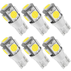 Deals, Discounts & Offers on  - T10 194 W5W 168 2825 White LED Light 5SMD 5050 Chips Car Replacement Bulb