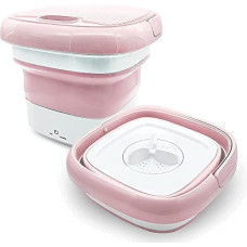 Deals, Discounts & Offers on  - Lutos Latest Mini Washing Machine Portable Folding Washing Machine Single Person Use Mobile Foldable Washing