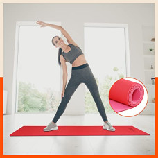 Deals, Discounts & Offers on  - Matworks by Bathla  Kriya Classic Yoga Mat with Carrying Strap |Anti-Slip & Reversible|Red & Pink (Size: 24 x 72 Thickness: 6mm)