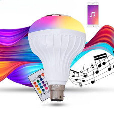 Deals and Offers on - Gesto 12W B22D Base Led Multicolor Rgb Music Bulb,Wireless Bluetooth Bulb With Speaker And Remote Control For Party,Home,Disco Light,Halloween,Home Decoration,Christmas Decoration-Pack Of 1 Deals, Discounts & Offers on - Gesto 12W B22D Base Led Multicolor Rgb Music Bulb,Wireless Bluetooth Bulb With Speaker And Remote Control For Party,Home,Disco Light,Halloween,Home Decoration,Christmas Decoration-Pack Of 1