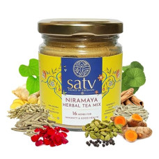 Deals and Offers on - Satv Niramaya Herbal Tea Masala (Monsoon Special) I For Aromatic & Flavourful Tea I 16 Herbs I Boost Immunity, Helps in Relaxation, Improve Digestion. Detoxify I 200+ cups Deals, Discounts & Offers on - Satv Niramaya Herbal Tea Masala (Monsoon Special) I For Aromatic & Flavourful Tea I 16 Herbs I Boost Immunity, Helps in Relaxation, Improve Digestion. Detoxify I 200+ cups