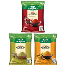 Deals, Discounts & Offers on  - Tata Sampann Chilli Powder with Natural Oils, 500g + Coriander Powder with natural Oils, 500g + Turmeric Powder with Natural Oils, 500g