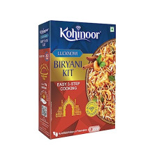 Deals and Offers on - Kohinoor Authentic Basmati Biryani Kit, Lucknowi | Easy 3-Step Recipe | Ready To CookBiryani,339g Deals, Discounts & Offers on - Kohinoor Authentic Basmati Biryani Kit, Lucknowi | Easy 3-Step Recipe | Ready To CookBiryani,339g