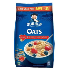 Deals and Offers on - Quaker Oats 2kg | Rolled Oats | 100% Natural Wholegrain | Nutritious Breakfast Cereals | Porridge | Easy to Cook Deals, Discounts & Offers on - Quaker Oats 2kg | Rolled Oats | 100% Natural Wholegrain | Nutritious Breakfast Cereals | Porridge | Easy to Cook