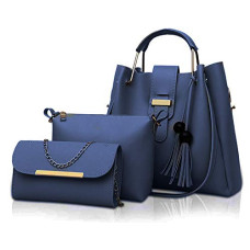 Deals and Offers on - Fargo Women's Handbag & Sling Bags (Set of 3, Navy Blue) Deals, Discounts & Offers on - Fargo Women's Handbag & Sling Bags (Set of 3, Navy Blue)