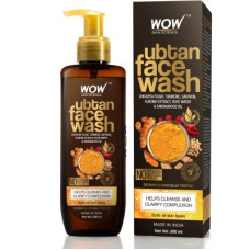 Deals and Offers on - WOW SKIN SCIENCE Ubtan - with Chikpea Flour, Turmeric, Saffron, Almond Extract & Sandalwood Oil - For Cleansing & Clarifying Complexion - No Parabens, Sulphate, Silicones & Color - 200mL Face Wash(200 ml) Deals, Discounts & Offers on - WOW SKIN SCIENCE Ubtan - with Chikpea Flour, Turmeric, Saffron, Almond Extract & Sandalwood Oil - For Cleansing & Clarifying Complexion - No Parabens, Sulphate, Silicones & Color - 200mL Face Wash(200 ml)