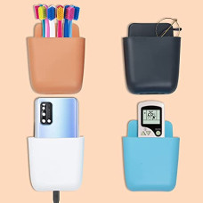 Deals, Discounts & Offers on Mobile Accessories - 4 Piece Pen Stand, Wall Mounted Storage Box Remote Storage Organizer Case
