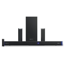 Deals, Discounts & Offers on Electronics - ZEBRONICS JUKE BAR 9530 Pro Dolby Soundbar with 5.1 CH surround sound 340W output, 16.51cm Subwoofer, Bluetooth 5.0, HDMI (ARC), Optical IN, USB, AUX, Dual Rear Satellites, LED Display and RGB LED.