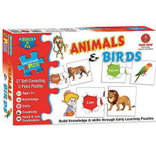 Deals and Offers on - Educational Animals & Birds Match & fIx 27 Self Correcting 2 Piece Puzzle Deals, Discounts & Offers on - Educational Animals & Birds Match & fIx 27 Self Correcting 2 Piece Puzzle