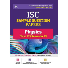 Deals and Offers on Books & Media - Arihant ISC Semester 2 Physics Class 12 Sample Question Papers (As per ISC Semester 2 Specimen Paper Issued on 20 Dec 2021) Deals, Discounts & Offers on Books & Media - Arihant ISC Semester 2 Physics Class 12 Sample Question Papers (As per ISC Semester 2 Specimen Paper Issued on 20 Dec 2021)