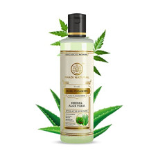 Deals and Offers on - Khadi Natural Neem And Aloevera Herbal Hair Cleanser / Shampoo| Gets hair rid of Dandruff| Cools the scalp|SLS And Paraben Free 210 Ml Deals, Discounts & Offers on - Khadi Natural Neem And Aloevera Herbal Hair Cleanser / Shampoo| Gets hair rid of Dandruff| Cools the scalp|SLS And Paraben Free 210 Ml