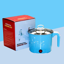 Deals and Offers on - THEODORE Electric 1.8 Litre Mini Cooker Kettle with Glass Lid Base Concealed Base Cooking Pot Noodle Maker Egg Boiler hot Pot Vegetable and Rice & Pasta PorridgeTravel Cookers and Steamer, Blue Deals, Discounts & Offers on - THEODORE Electric 1.8 Litre Mini Cooker Kettle with Glass Lid Base Concealed Base Cooking Pot Noodle Maker Egg Boiler hot Pot Vegetable and Rice & Pasta PorridgeTravel Cookers and Steamer, Blue