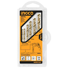 Deals, Discounts & Offers on Home Improvement - Ingco 6PCS HSS Twist Drill Bits Set (AKDB1065)