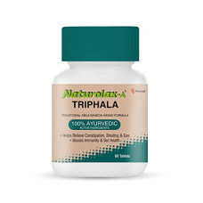 Deals and Offers on - Naturolax-A Triphala Ayurvedic Solution | Relieves Constipation & Bloating | 60 Tablets x Pack of 1 Deals, Discounts & Offers on - Naturolax-A Triphala Ayurvedic Solution | Relieves Constipation & Bloating | 60 Tablets x Pack of 1