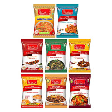 Deals, Discounts & Offers on  - Thillai's Easy Chicken, Mutton, Fish Masala Combo - Pack of 8 | Madras Fish Masala | Marina Fish Roast | Chettinad Chicken Mix | Curry Leaf Chicken mix | pallipalayam Chicken Mix | Virudhunagar Salna Mix | Mutton Fry Masala | Mutton Kuzhambu Mix |
