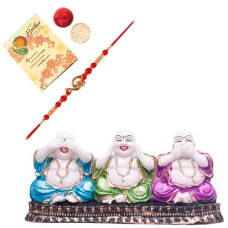 Deals, Discounts & Offers on  - ARCHIES Designer Rakhi For Brother Rakshabandhan Combo of 1 Rakhi With 1 Roli & Chawal Set-10gm & Greeting Card