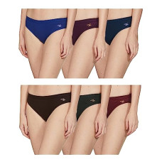 Deals, Discounts & Offers on Women - Rupa Jon Women's 100% Cotton Hipsters Regular Solid Panty (Pack of 6) (Plain P6 90_Assorted