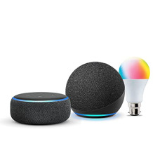 Deals and Offers on - Echo Dot (3rd Gen, Black) and Echo Dot (4th Gen, Black) combo with Wipro 9W LED Smart Bulb Deals, Discounts & Offers on - Echo Dot (3rd Gen, Black) and Echo Dot (4th Gen, Black) combo with Wipro 9W LED Smart Bulb