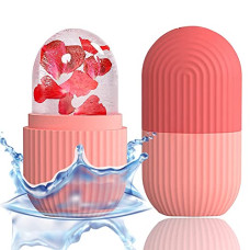 Deals, Discounts & Offers on Beauty Care - E-COSMOS Ice Face Roller Massager,Ice Cube Roller For Face, Eyes And Neck Naturally Conditioning And Skin Care,De-Puff Eye Bags,Reduce Migraine Pain,Reusable Massage Silicone Ice Mold (Multicolor)