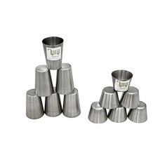Deals and Offers on - Dynore Stainless Steel Set of 12-30/50 ml Shot Glass Deals, Discounts & Offers on - Dynore Stainless Steel Set of 12-30/50 ml Shot Glass