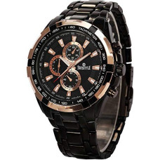 Deals, Discounts & Offers on Men - SWISSTYLE Black Chain Chrono Look Analog Watch