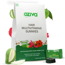 Deals and Offers on - OZiva 5000 mcg Hair Multivitamins Gummies (Biotin,Keratin Builder)for Hairfall Control(30 No) Deals, Discounts & Offers on - OZiva 5000 mcg Hair Multivitamins Gummies (Biotin,Keratin Builder)for Hairfall Control(30 No)