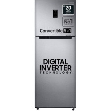 Deals, Discounts & Offers on Home Appliances - [For ICICI Credit Card] SAMSUNG 385 L Frost Free Double Door 2 Star Convertible Refrigerator(Refined Inox, RT42C5532S9/HL)