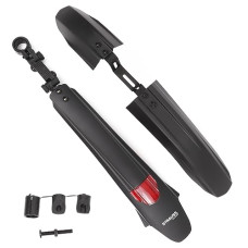 Deals and Offers on - STRAUSS Bicycle Mudguard with Reflector | Front & Rear Mudguard with Durable and Adjustable Plastic Clamp | Bicycle Fender Mudguard,(Black) Deals, Discounts & Offers on - STRAUSS Bicycle Mudguard with Reflector | Front & Rear Mudguard with Durable and Adjustable Plastic Clamp | Bicycle Fender Mudguard,(Black)