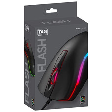 Deals, Discounts & Offers on  - TAG Flash USB RGB Mouse 3-Button (Left,Right,Scroll) Upto 1.5 Meter Cable Left/Right clicks