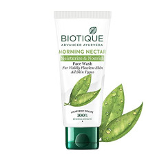 Deals, Discounts & Offers on  - Biotique Morning Nectar Moisturize & Nourish Face Wash | Contains Wild Turmeric, Neem Leaves, & Morning Nectar | Visibly Flawless Skin | Suitable