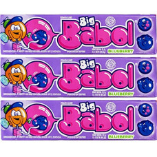 Deals and Offers on - Big Babol Blueberry Gum (Pack of 3), 22.5g Deals, Discounts & Offers on - Big Babol Blueberry Gum (Pack of 3), 22.5g