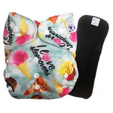 Deals, Discounts & Offers on Baby Care - Babymoon (Set of 2) 1 Cloth Diaper with 5Layers Charcoal Bamboo Insert) Premium Adjustable Reusable Cloth Diaper