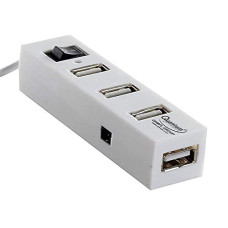 Deals, Discounts & Offers on  - QUANTUM HI-TECH QHM6660 4-Port 480Mbps Hi-Speed USB Hub with Power Switch