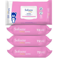 Deals, Discounts & Offers on Baby Care - Softsens Baby Wipes With Aloe Vera & Moisturising Lotion(288 Wipes)