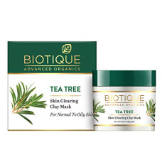 Deals, Discounts & Offers on Beauty Care - Biotique Tea Tree Skin Clearing Clay Mask